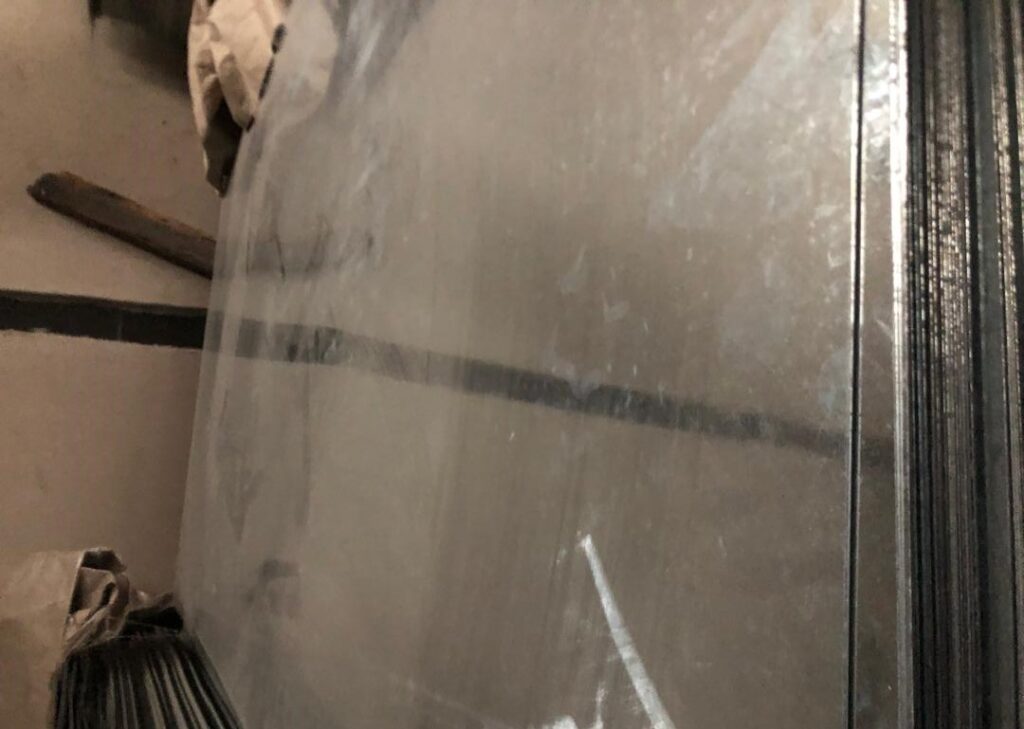 Galvanized aluminum sheets